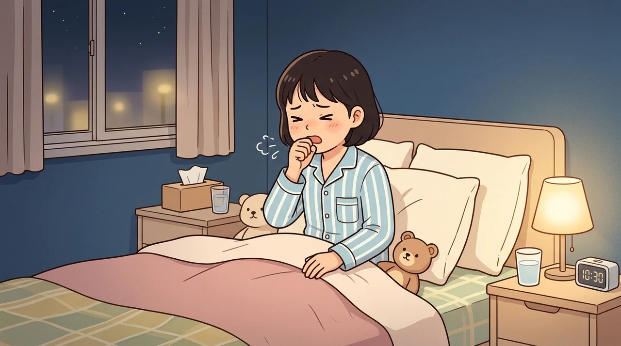 밤에만 심해지는 기침, 이유가 뭘까요
