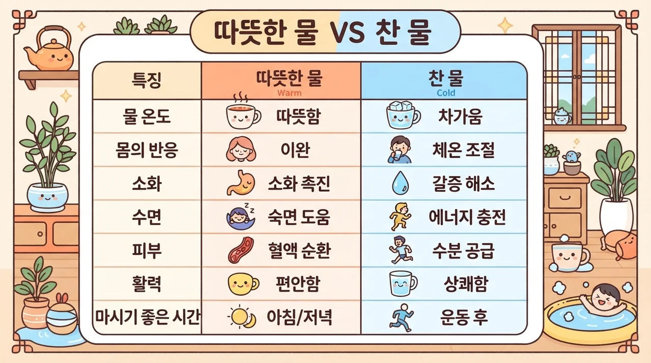 체질별로 다른 물 섭취 전략