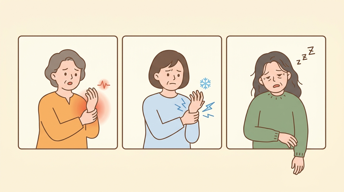 내 손목 통증은 어느 쪽 — 유형별로 나눠보기
