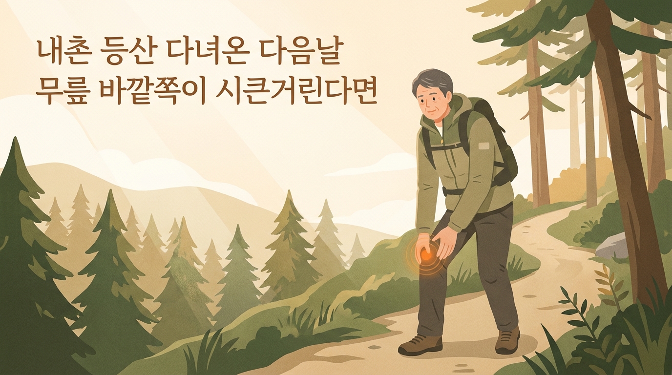 내촌 등산 다녀온 다음날 무릎 바깥쪽이 시큰거린다면