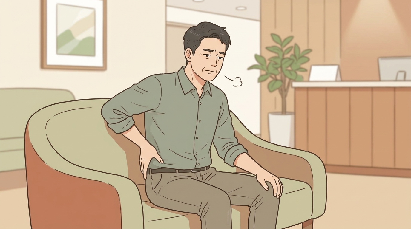 라운딩 다음 날, 옆구리가 콕콕 결려서 오시는 분들