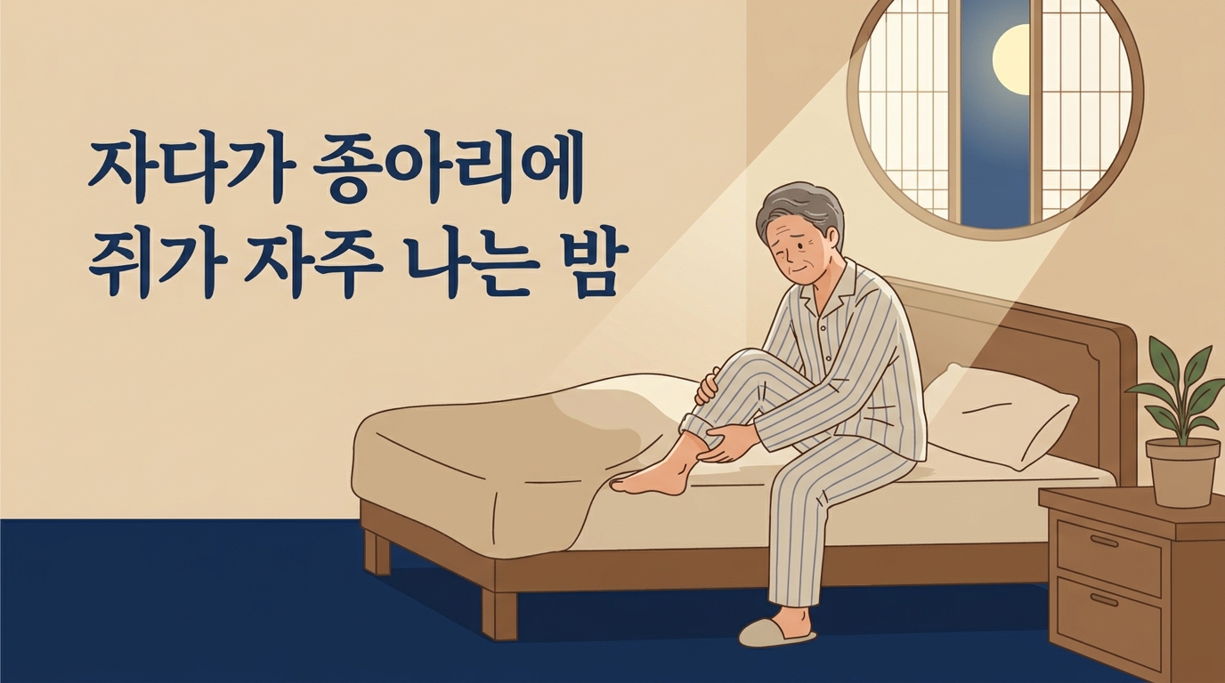 자다가 종아리에 쥐가 자주 나는 밤, 그냥 넘겨도 될까요