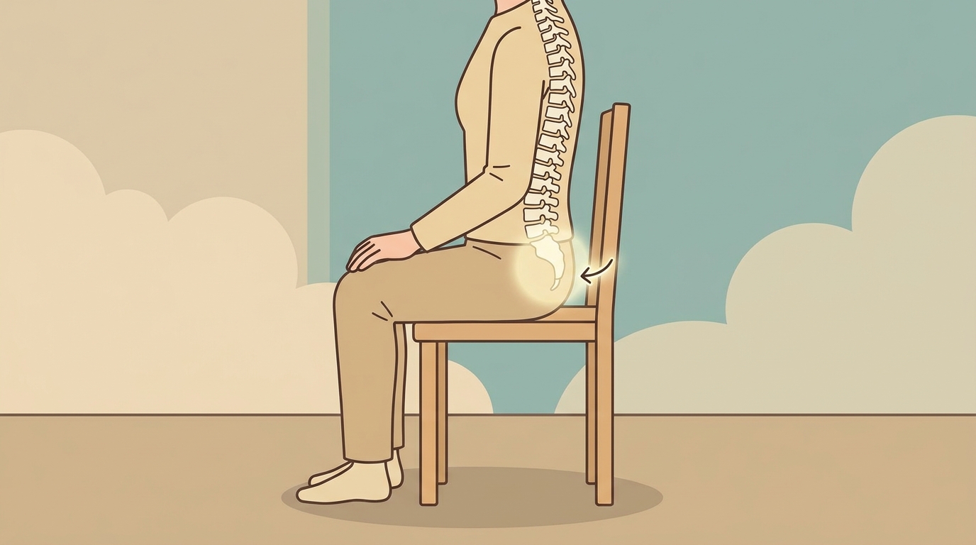 딱딱한 의자만 아니라, 앉기만 하면 배기시나요