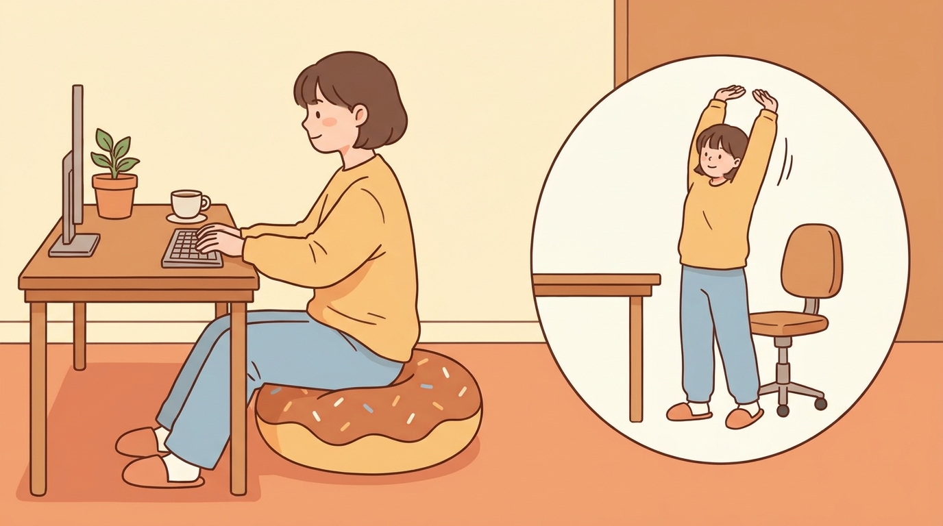 오늘부터 앉는 습관에서 바꿀 것
