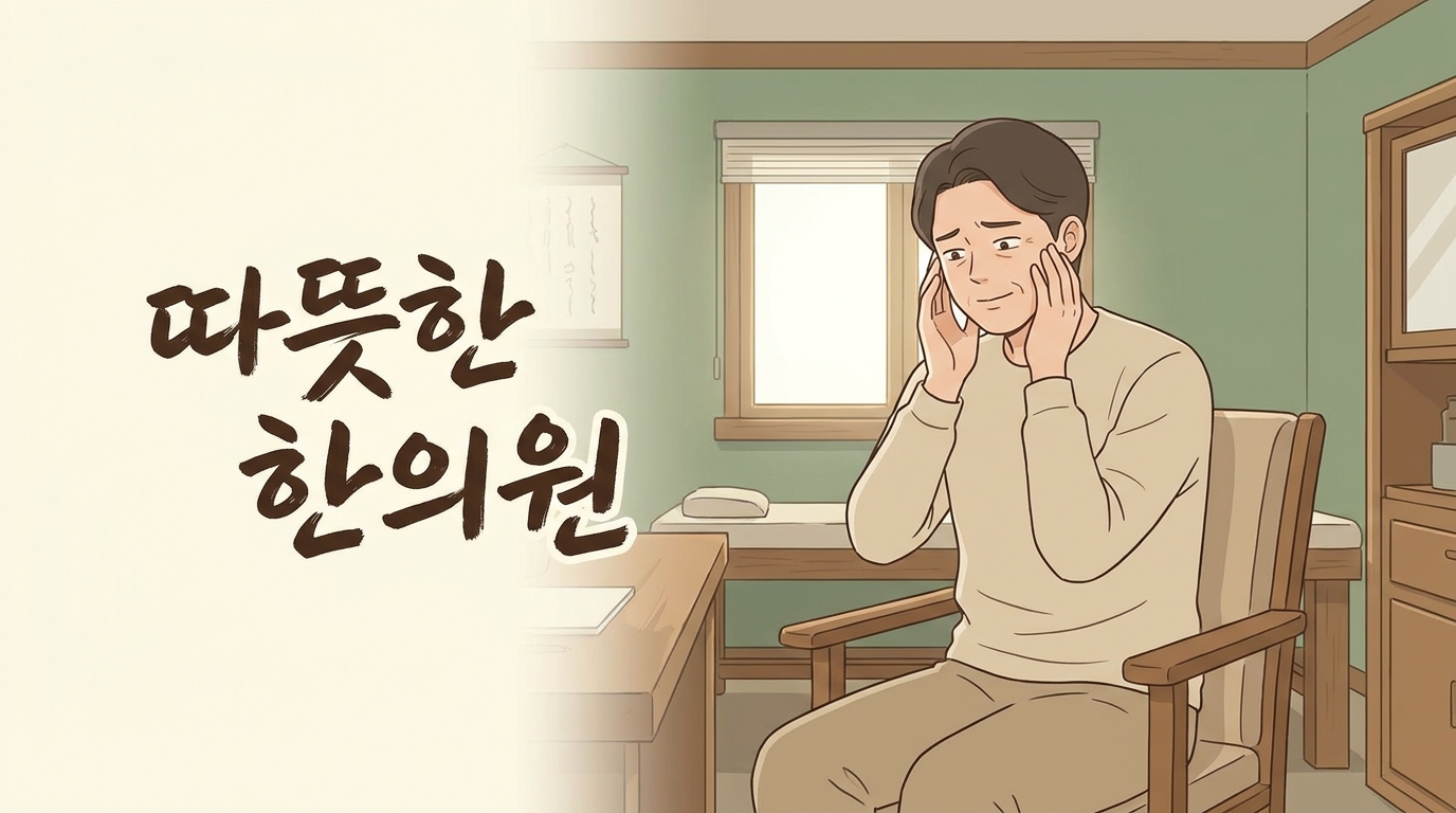 턱을 벌릴 때 딱 소리와 함께 관자놀이가 뻐근할 때