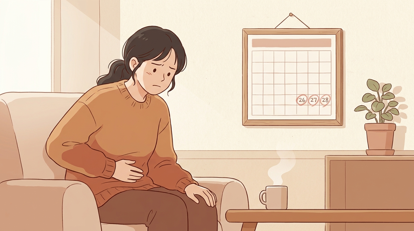 달력을 보면 항상 그맘때, 생리 이틀 전이 문제인 분들