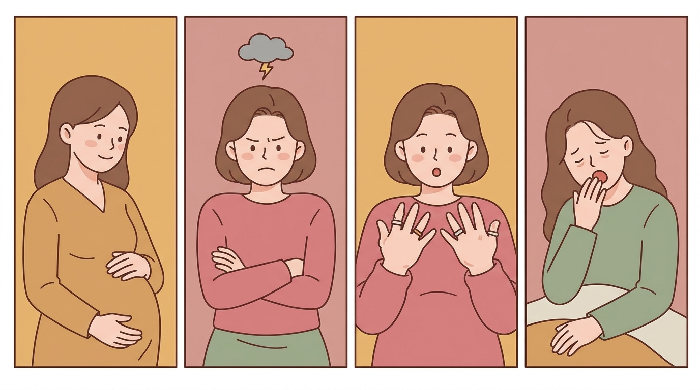 같은 '생리 전'이라도 유형이 다릅니다