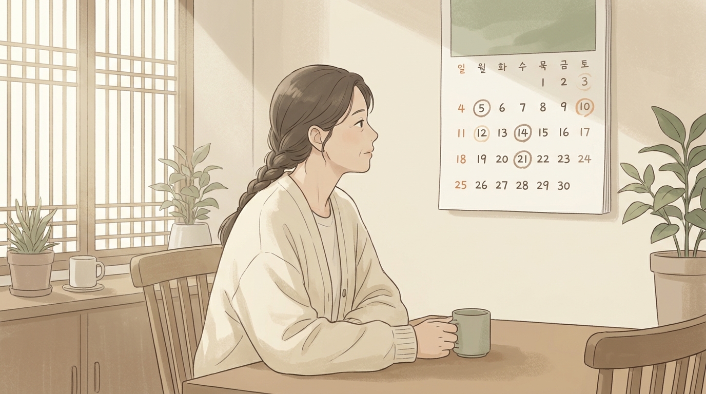 생리 간격이 흔들리기 시작했다면, 몸이 가장 먼저 보내는 신호입니다