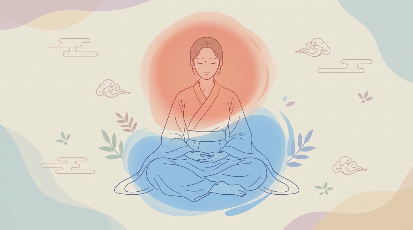 한의학으로 보면 — 상열하한과 기혈, 자율신경의 균형이 무너지는 시기