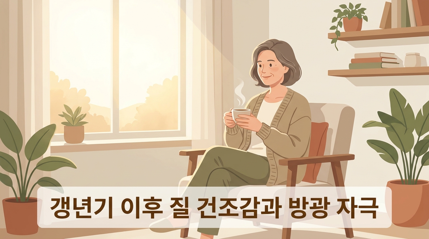 질 건조감과 잦은 방광 자극, 갱년기 이후 함께 오는 변화