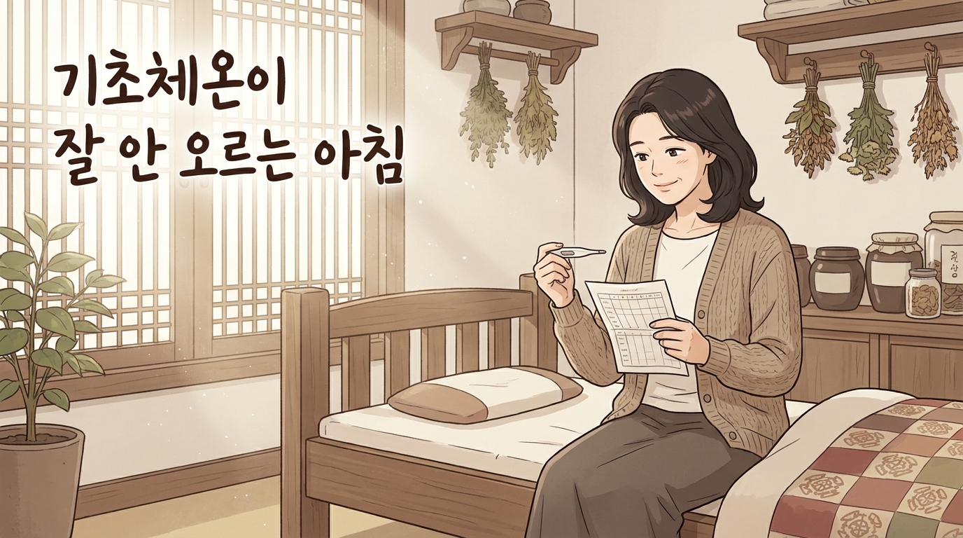 임신 준비 중 기초체온이 잘 안 오르는 아침, 몸이 보내는 신호 읽기