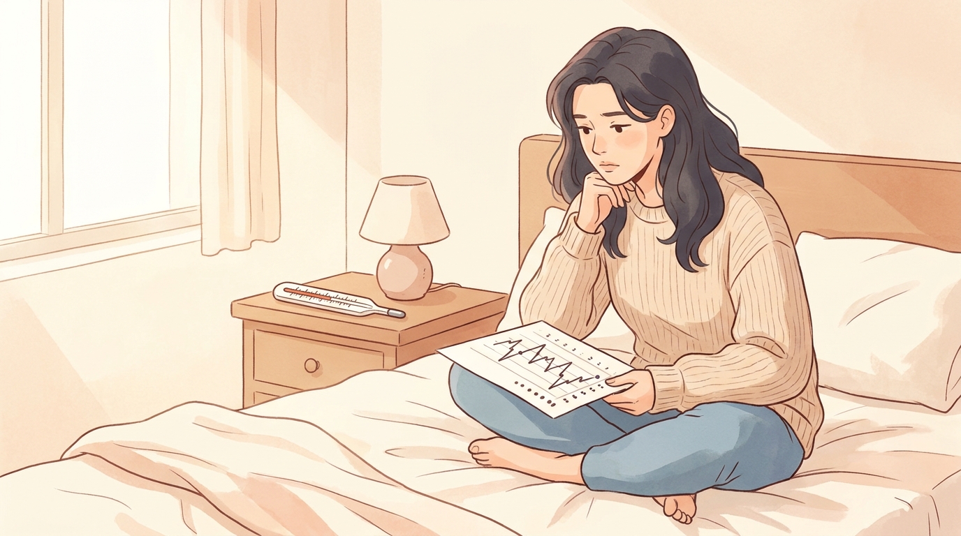 아침마다 체온표를 보며 한숨 쉬는 분들께