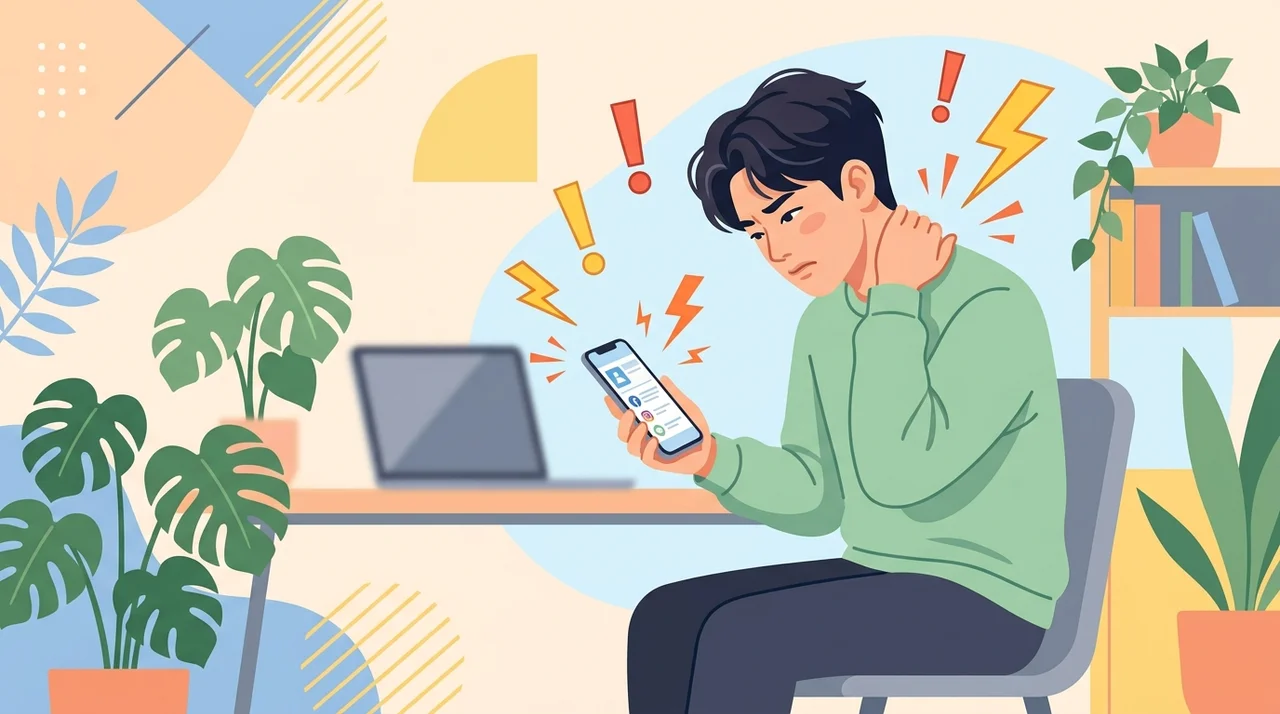 고개 숙이면 팔 저림, 경추디스크 신호일까