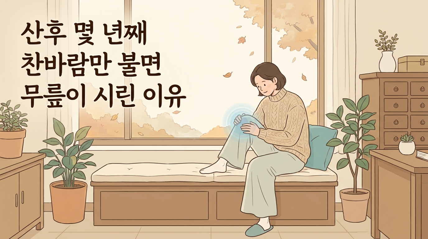 산후 몇 년째 찬바람만 불면 무릎이 시린 이유