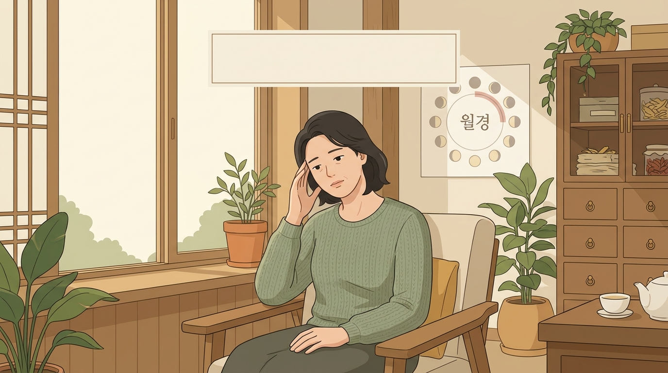 생리 전마다 두통과 붓기가 함께 오는 패턴, 따로 보지 마세요