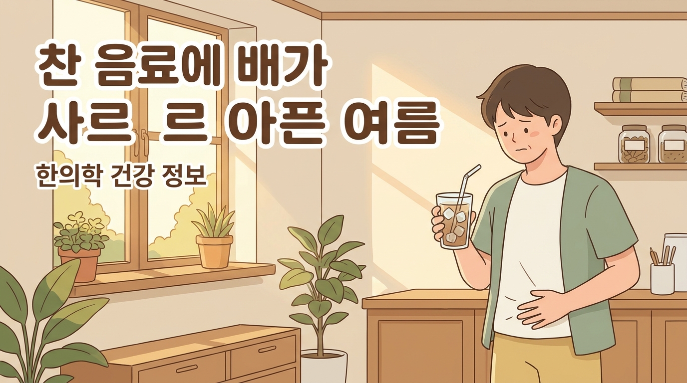 찬 음료 한 모금에 배가 사르르 아픈 여름, 위장이 찬 사람의 이야기