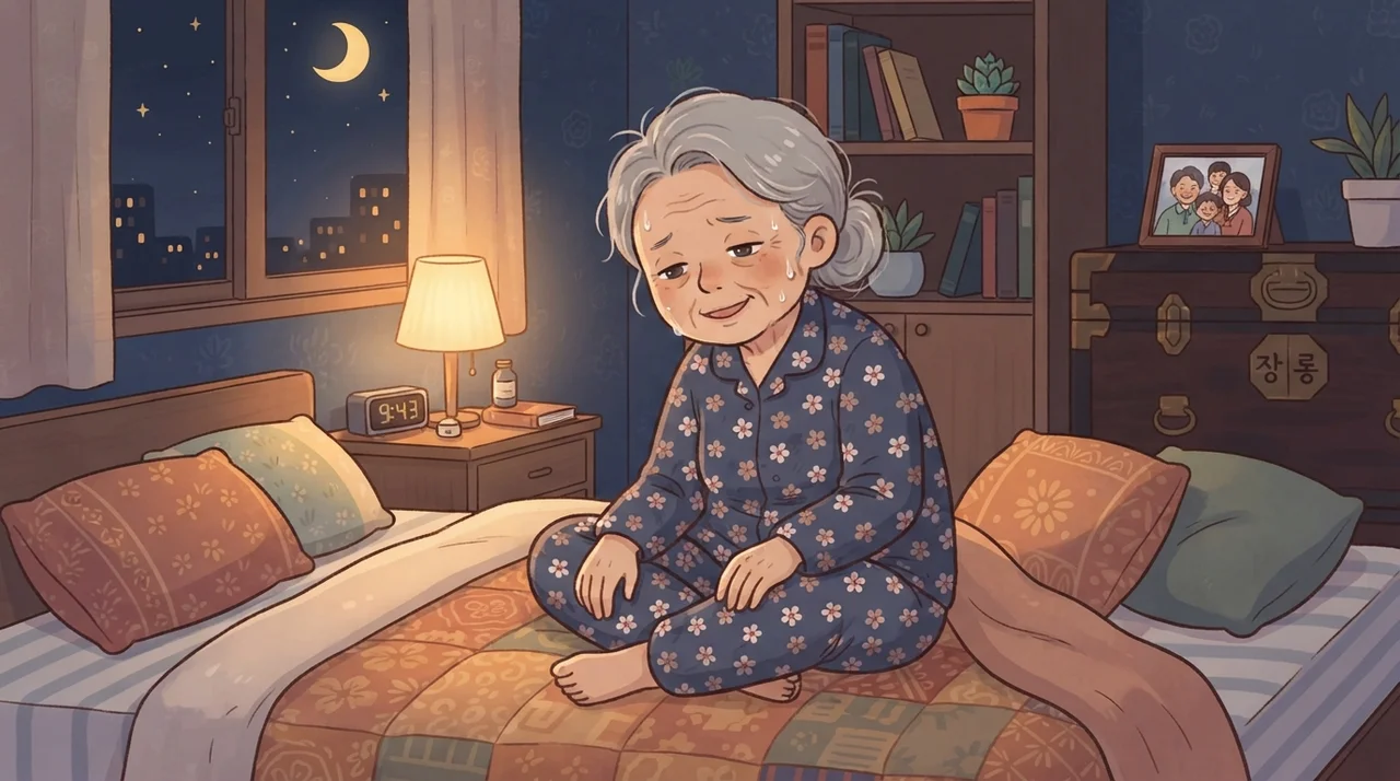 새벽에 자꾸 깨서 힘드시죠