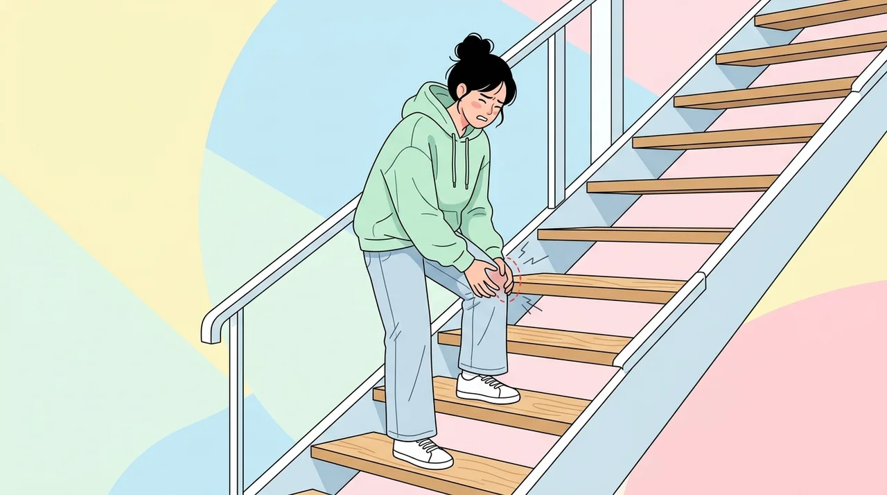 계단 내려갈 때 무릎 통증, 체질에 따라 다를 수 있습니다