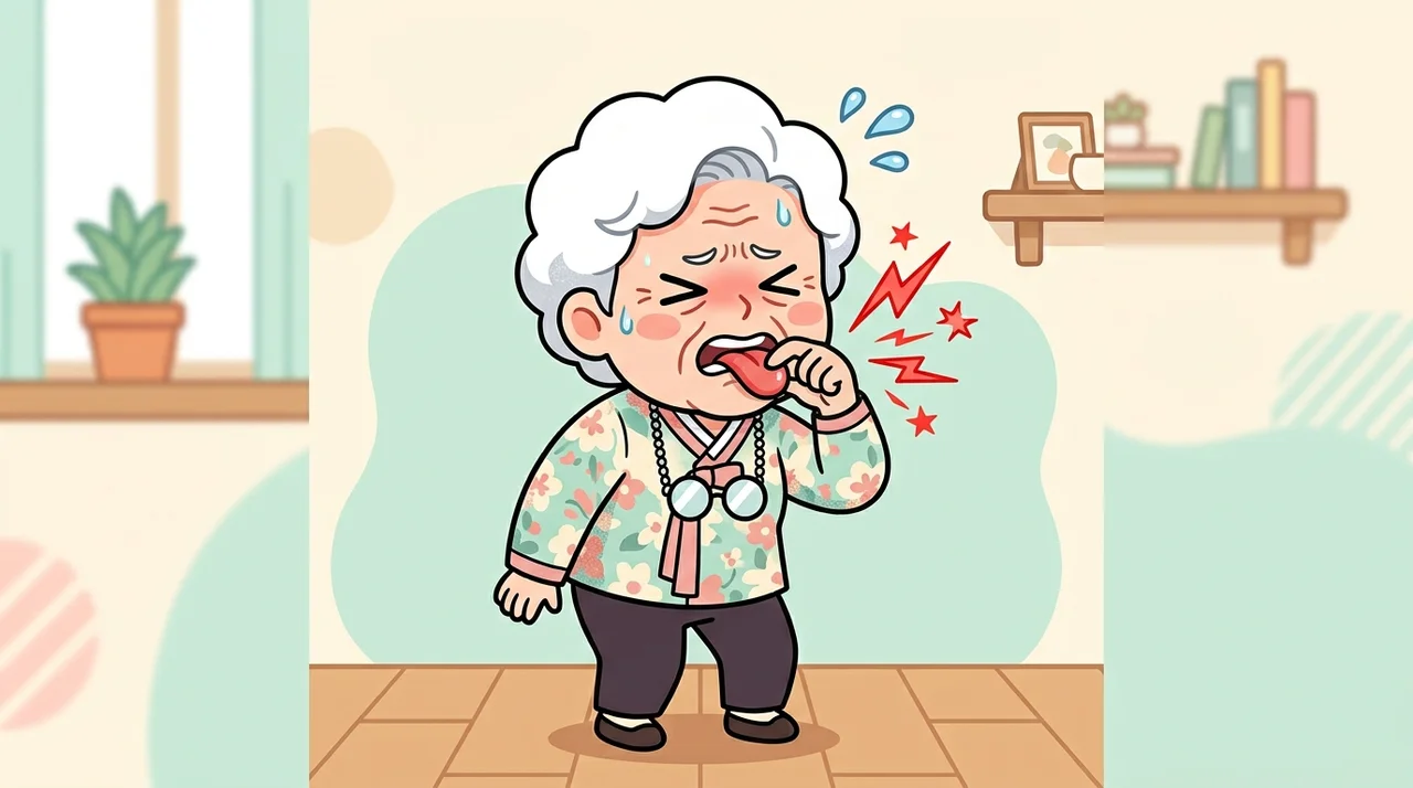 송우리 설통 입마름 동반, 그냥 두지 마세요