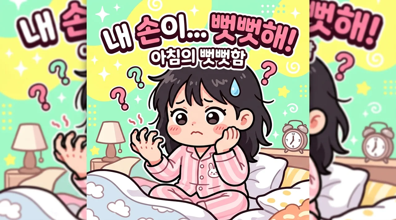 아침마다 손가락 뻣뻣, 그냥 넘기면 손해입니다