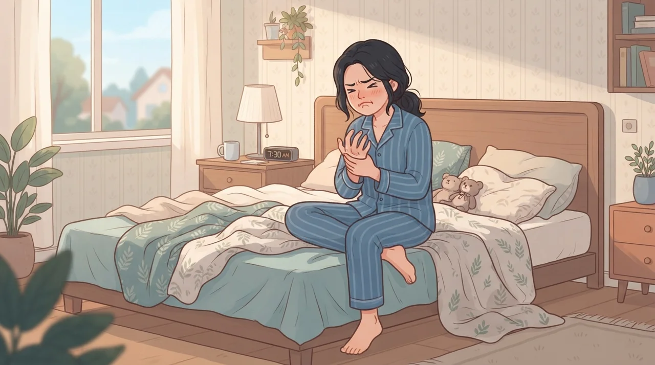 아침에 손이 굳는 이유