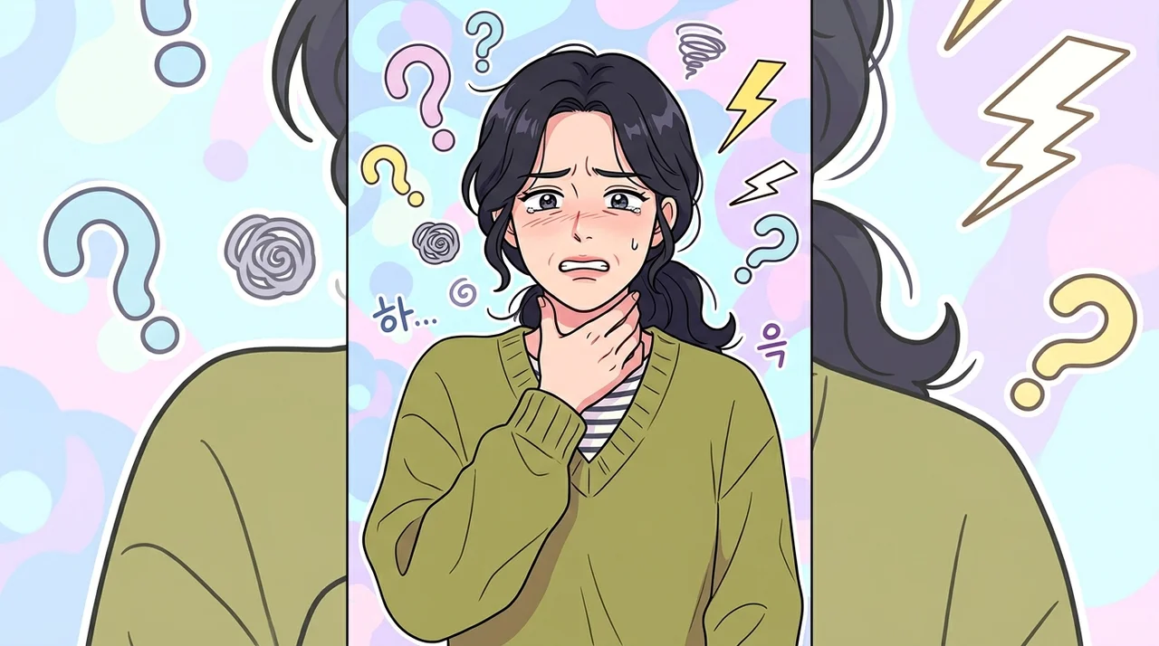 불안신경증 목 안 막힘, 목 이물감 왜 생길까