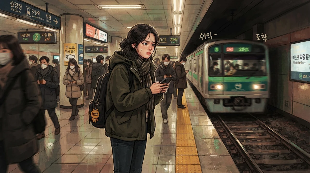 지하철 타기 전 불안의 시작