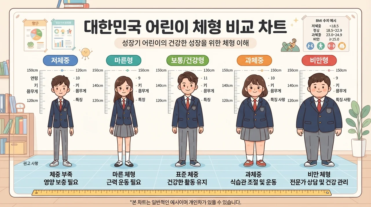 체질별 성장의 경향