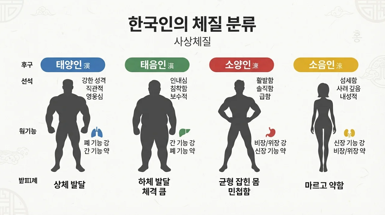 체질에 따라 다른 반응의 차이