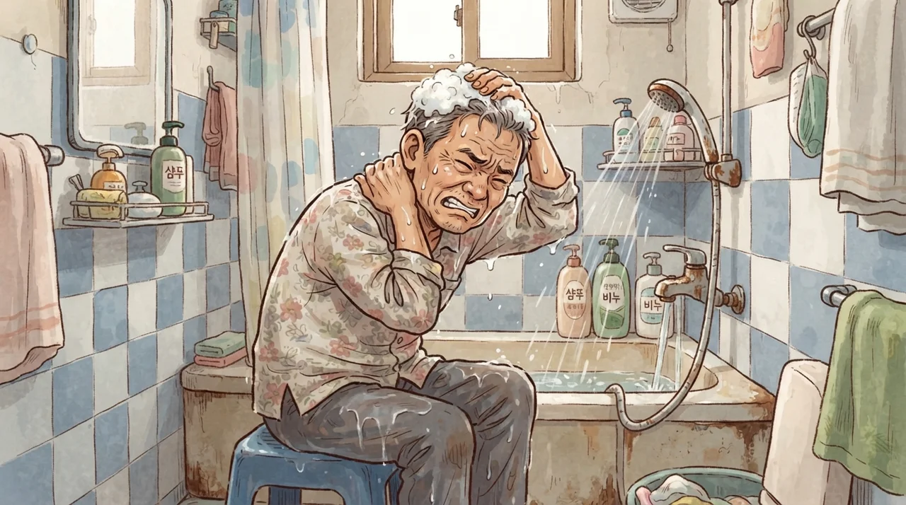 어깨가 굳어지는 느낌이 들어요