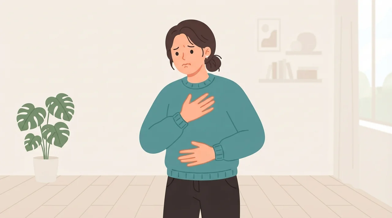 반복되는 명치 답답함 확인하기