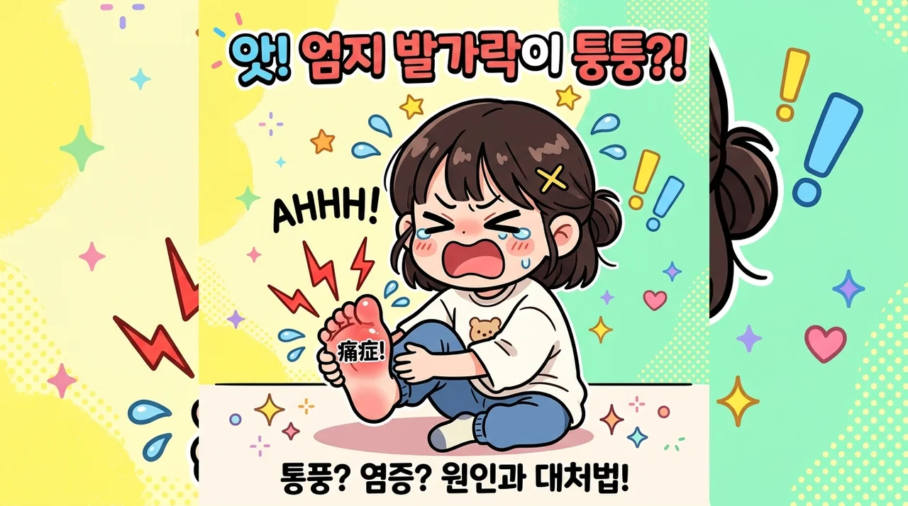 철원 통풍 초기증상 발가락이 스치기만 해도