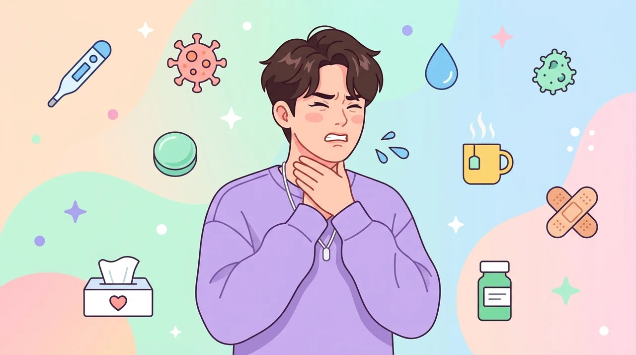 편도염 목 따가움 저녁에 심해진다면