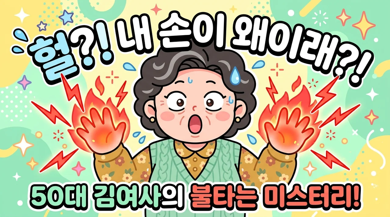 갱년기 손바닥 열감 그냥 넘기면 안 되는 이유