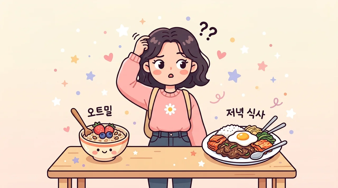 비만 체질보다 먼저 아침 공복감과 저녁 폭식을 나눠 볼 때