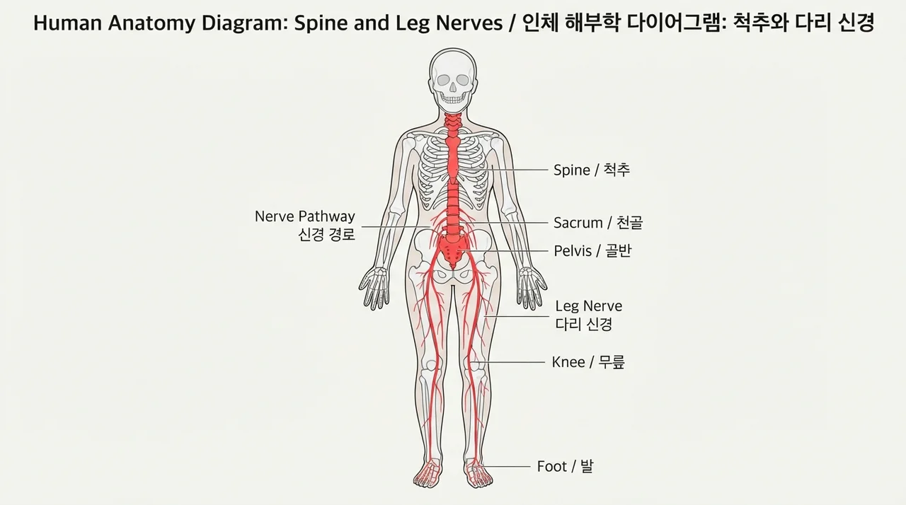 종아리 당김과 허리디스크의 상관관계