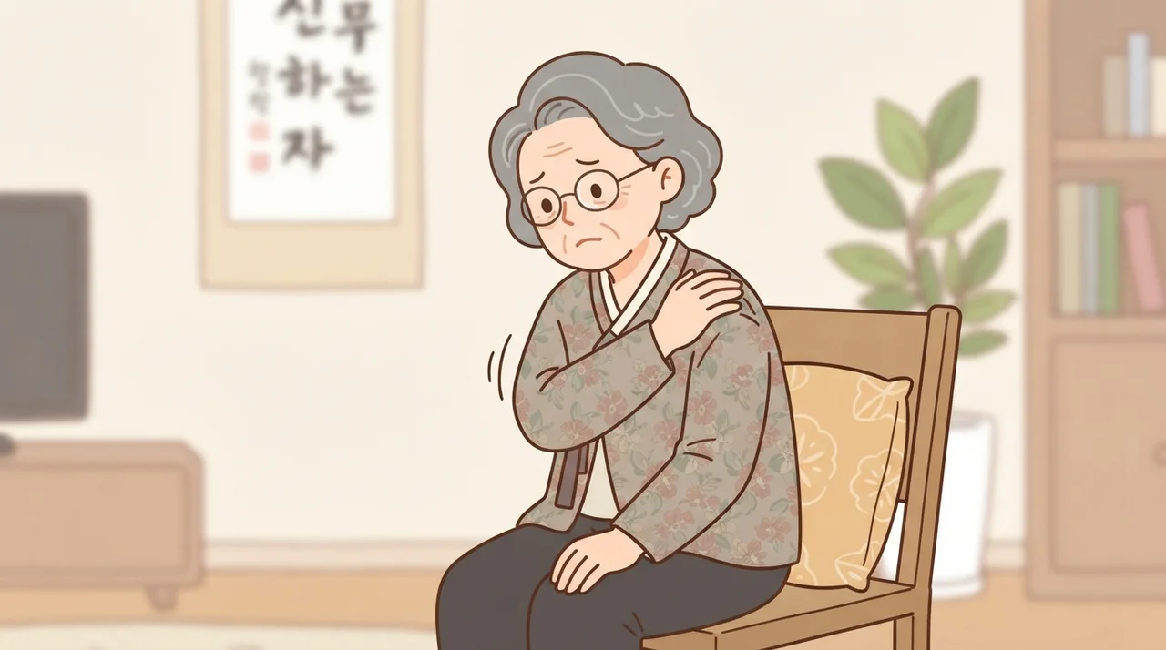 어깨가 무겁고 팔이 잘 안 올라가나요