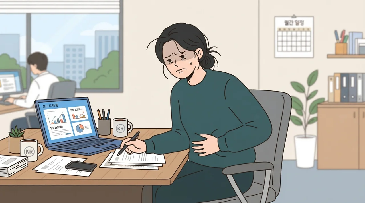 신경 쓰면 바로 체하는 소화불량