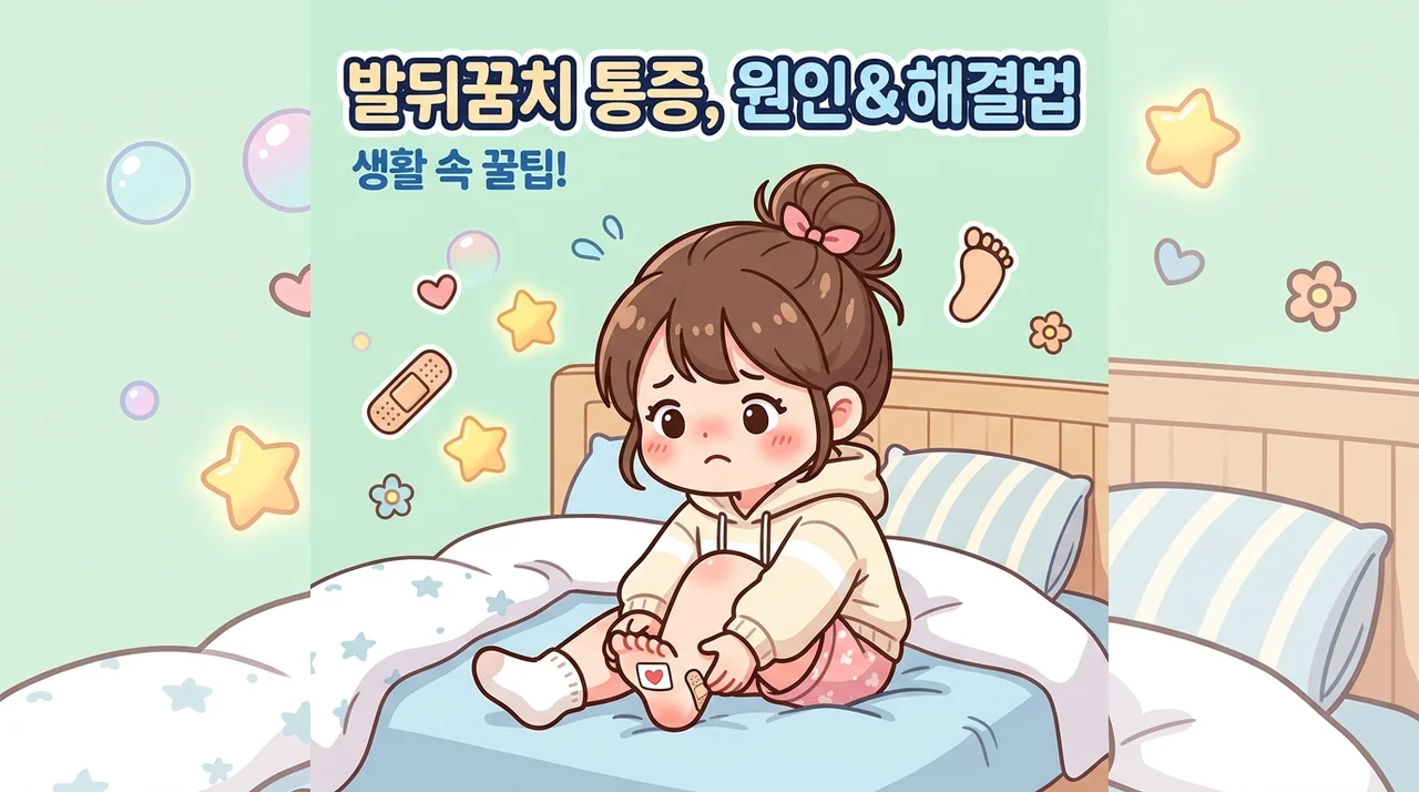 산후조리 발뒤꿈치 시림 방치하면 안 되는 이유