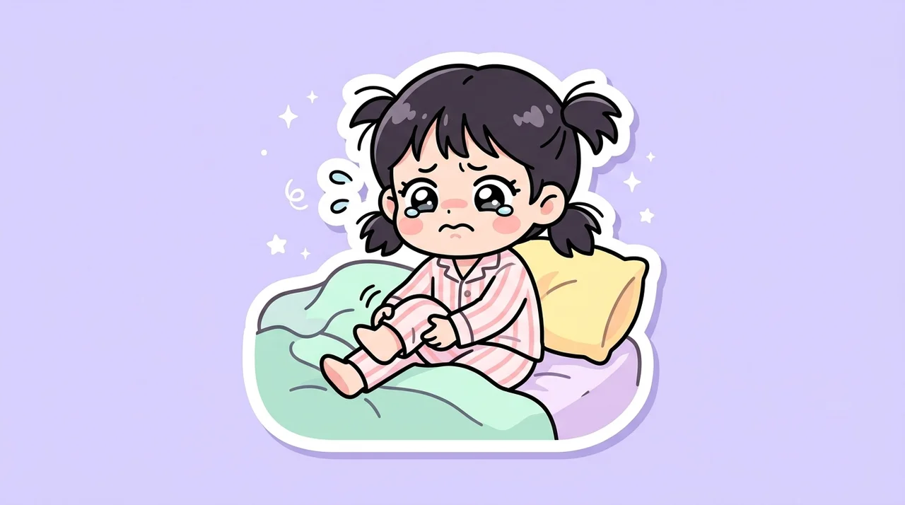 철원 밤에 다리 아픔 성장통일까?