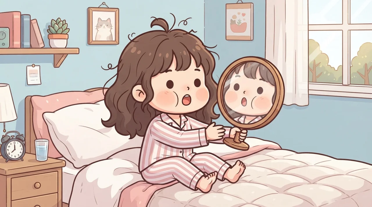 아침마다 붓는 이유