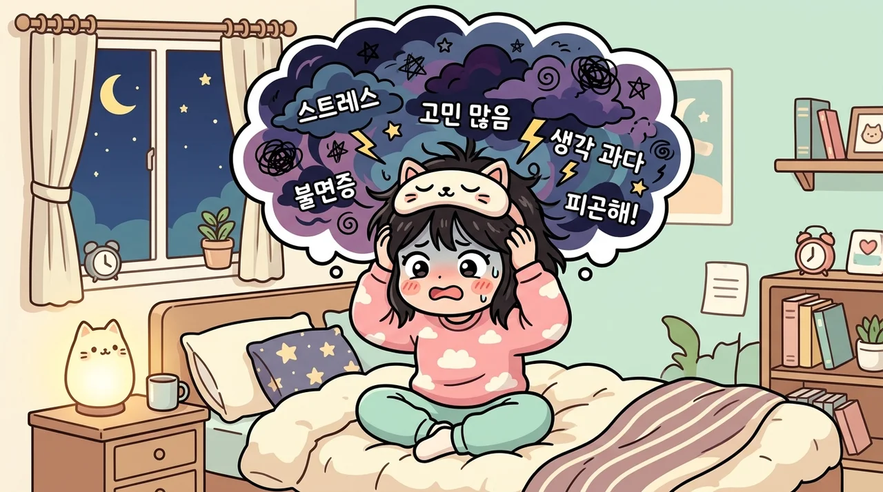아침보다 밤에 생각이 많아질 때 체질 관리 중요성