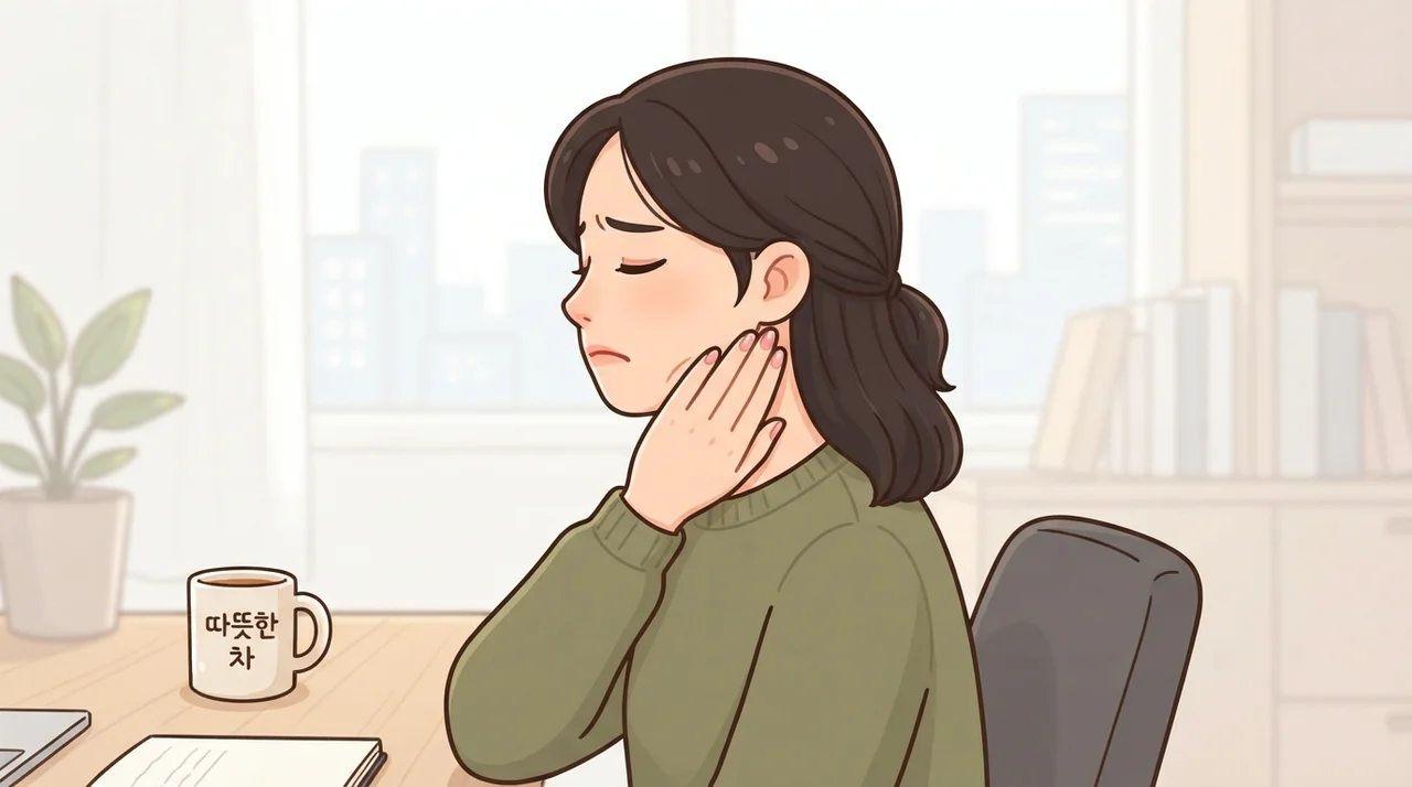 사고 후 턱 주변이 불편한 이유