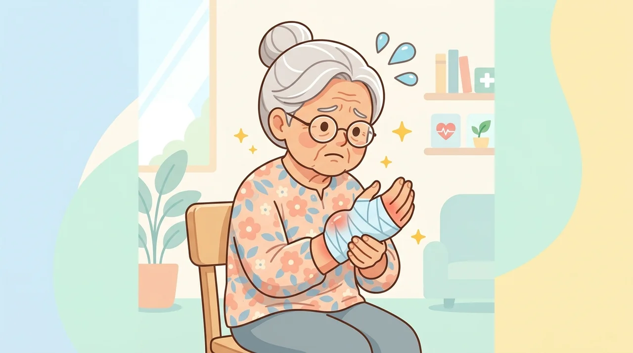 철원 손목염좌 발생 시 손등 붓기 대처법