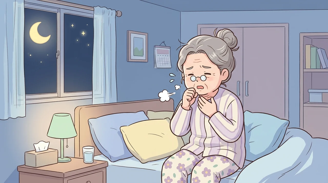송우리 밤마다 목 간질 기침 멈추는 법