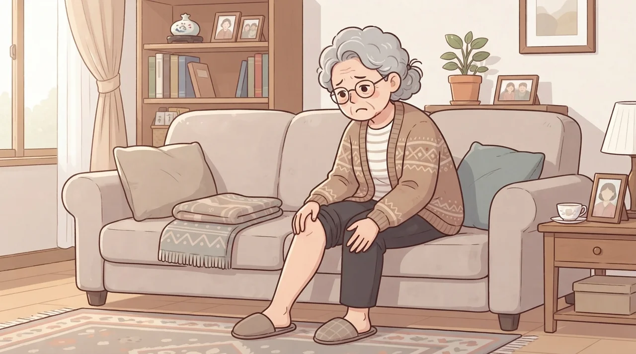 종아리가 찌릿하는 느낌이 들어요