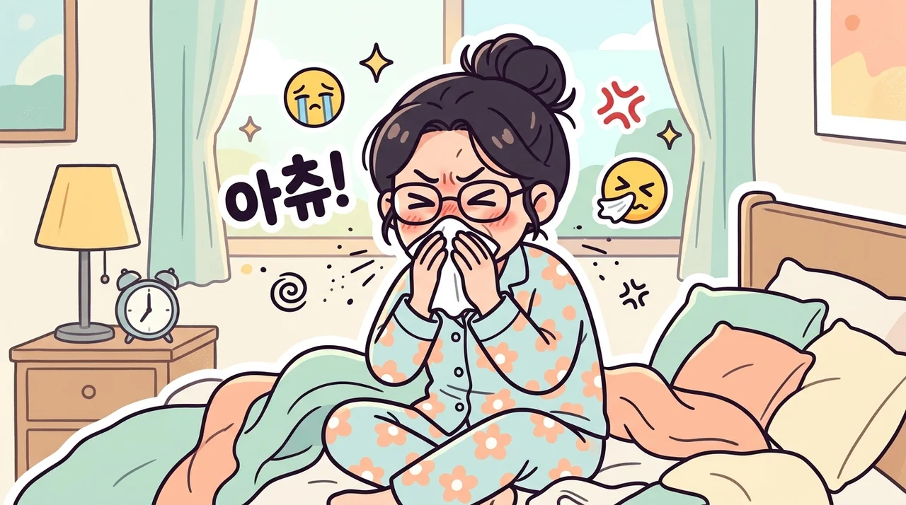 아침마다 시작되는 양문 재채기와 비염 관리