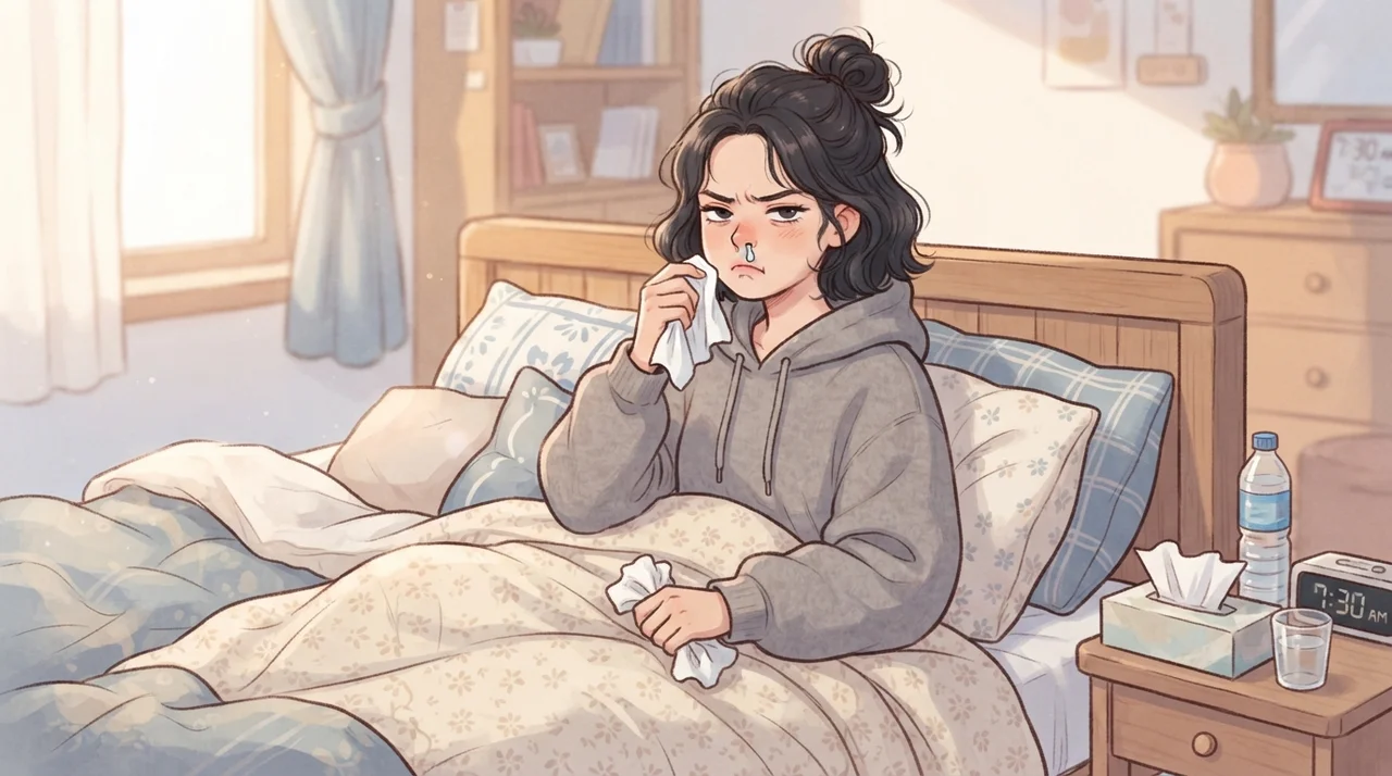 아침마다 시작되는 콧물과 재채기