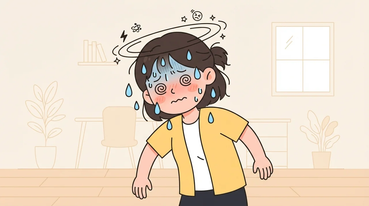 식은땀이 나는 이유 알아봐요
