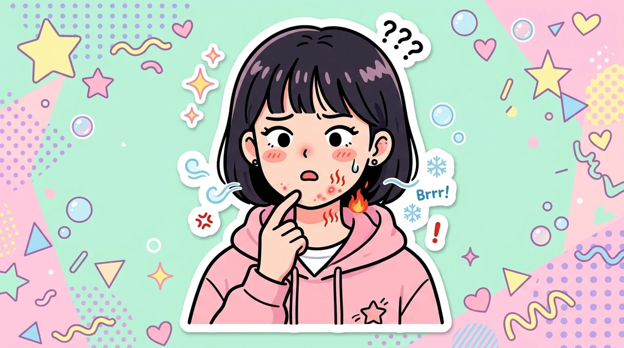 턱선 여드름 위장 열감 체질별로 다르게 볼까